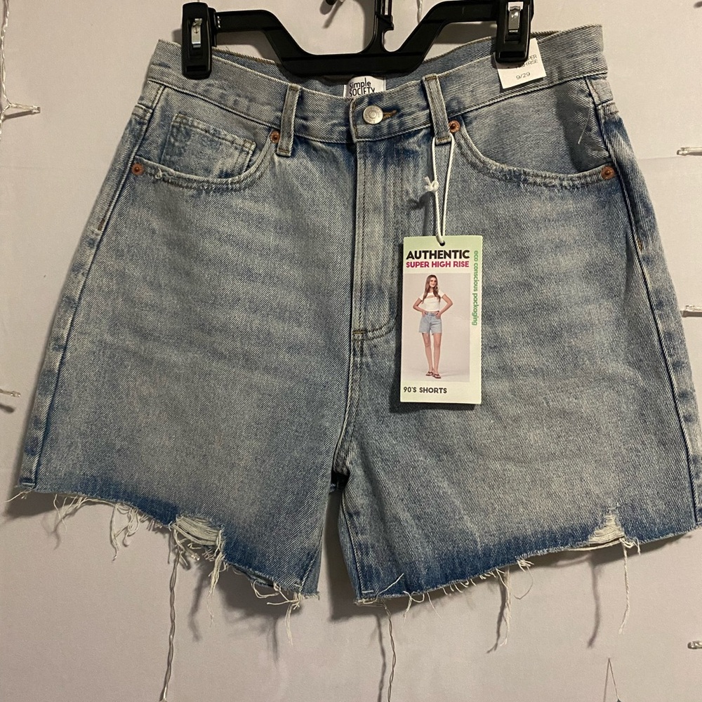 Kendall & Kylie Light Blue Jean Shorts